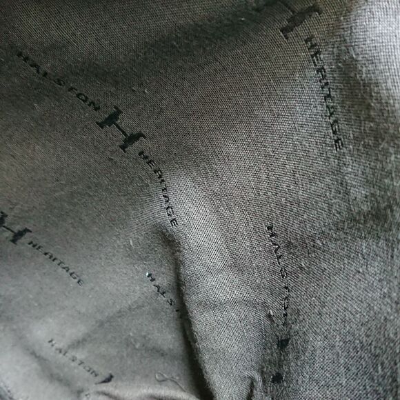 Halston Heritage foldable Frame Clutch in lux weaved green silk - Picture 11 of 15